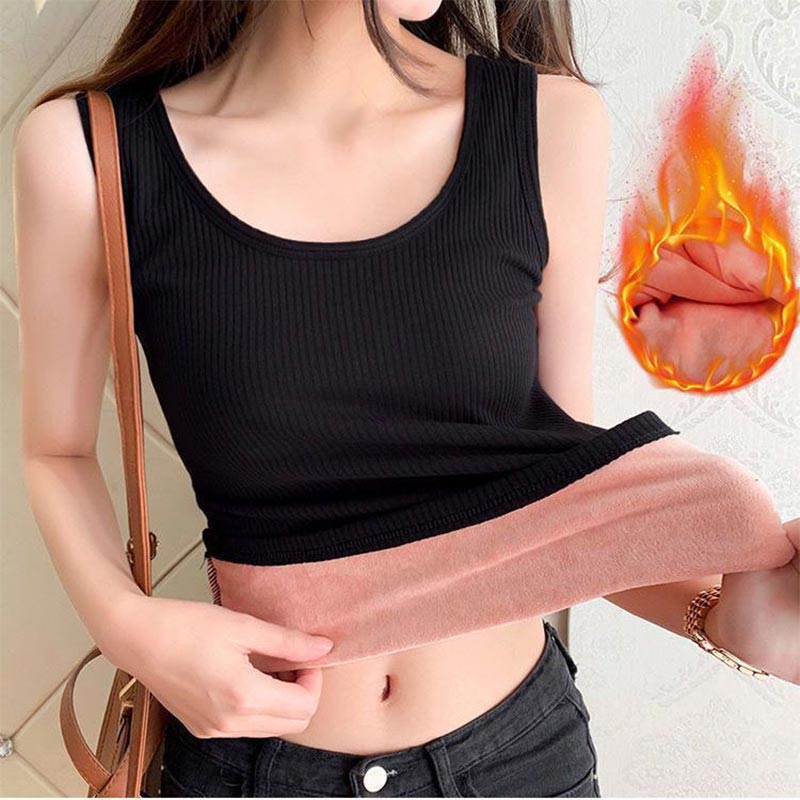 Undershirt Crew Neck - Thermal Vest Women Sexy Winter Clothing