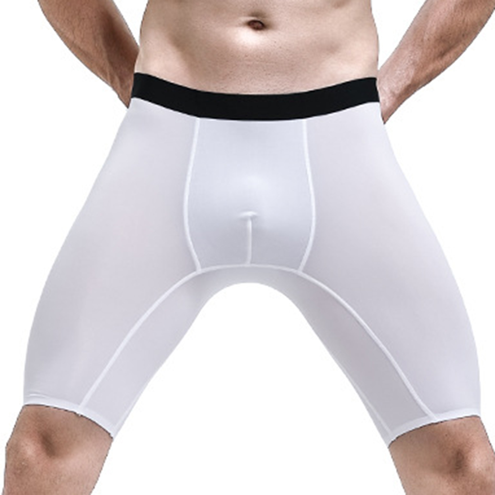 Men Long Leg  Boxer Shorts Bre - Long Leg Trunk Men ulasan dan harga