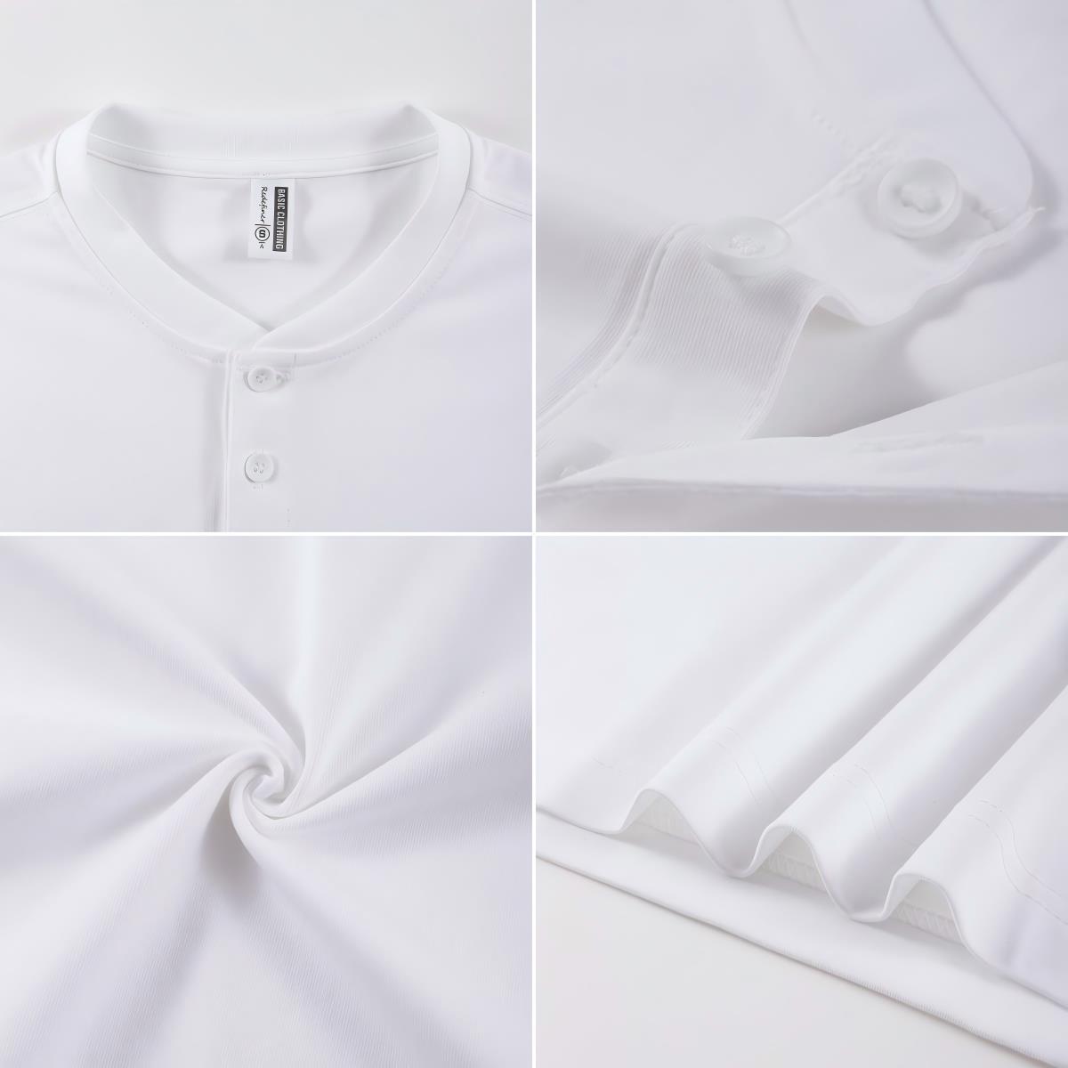 2026 NEW Solid Cotton Henley S - Undershirt Crew Neck ulasan dan harga