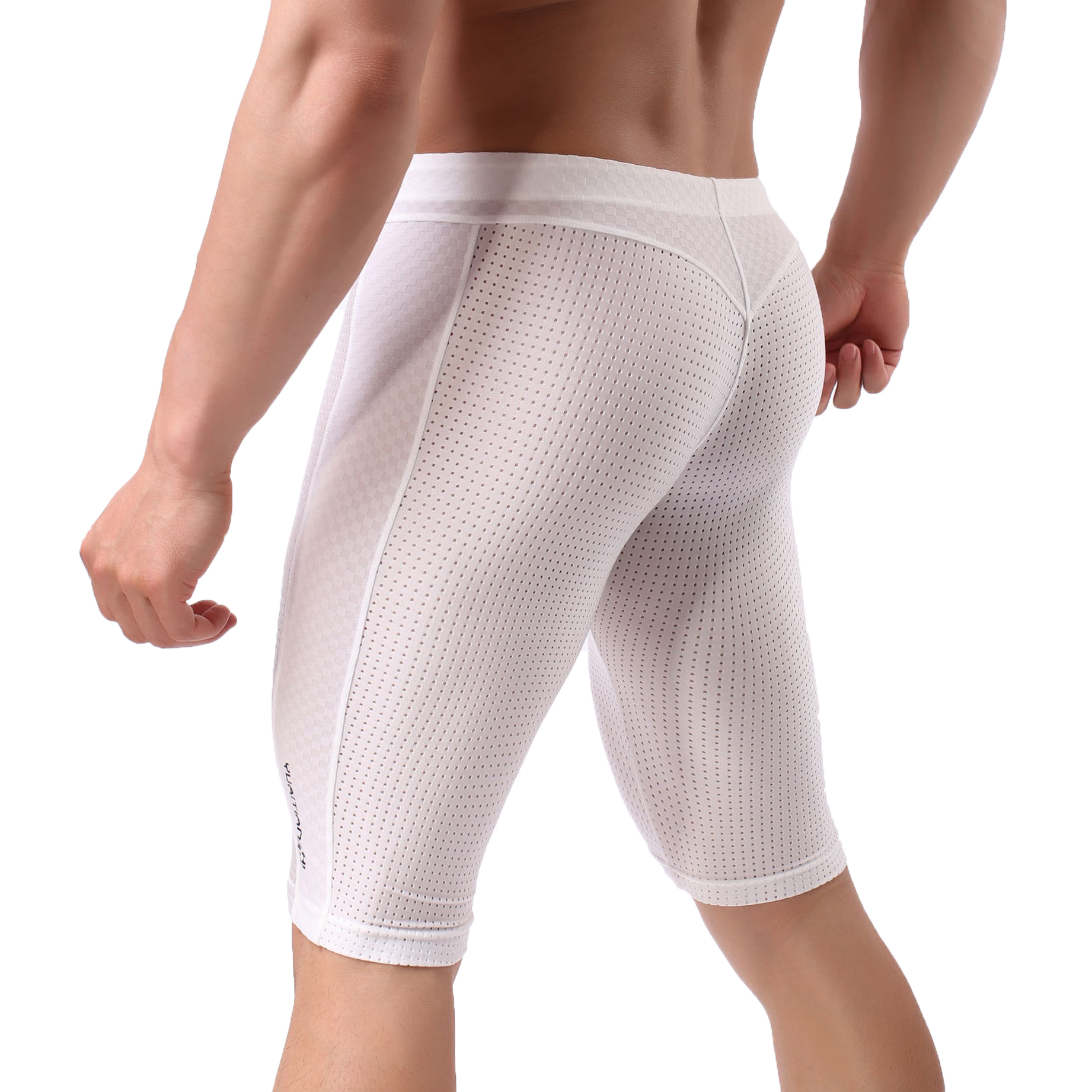 Men's Underwear Sexy Mesh Stit - Mesh Sport Boxer ulasan dan harga