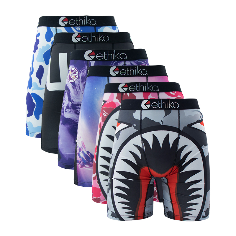 ETHIKA 6Pcs Men Underwear Boxe - Boxer Shorts Modal ulasan dan harga