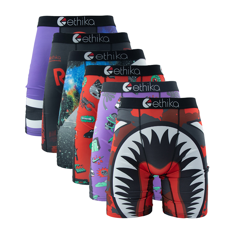 ETHIKA 6Pcs Men Underwear Boxe - Boxer Shorts Modal ulasan dan harga