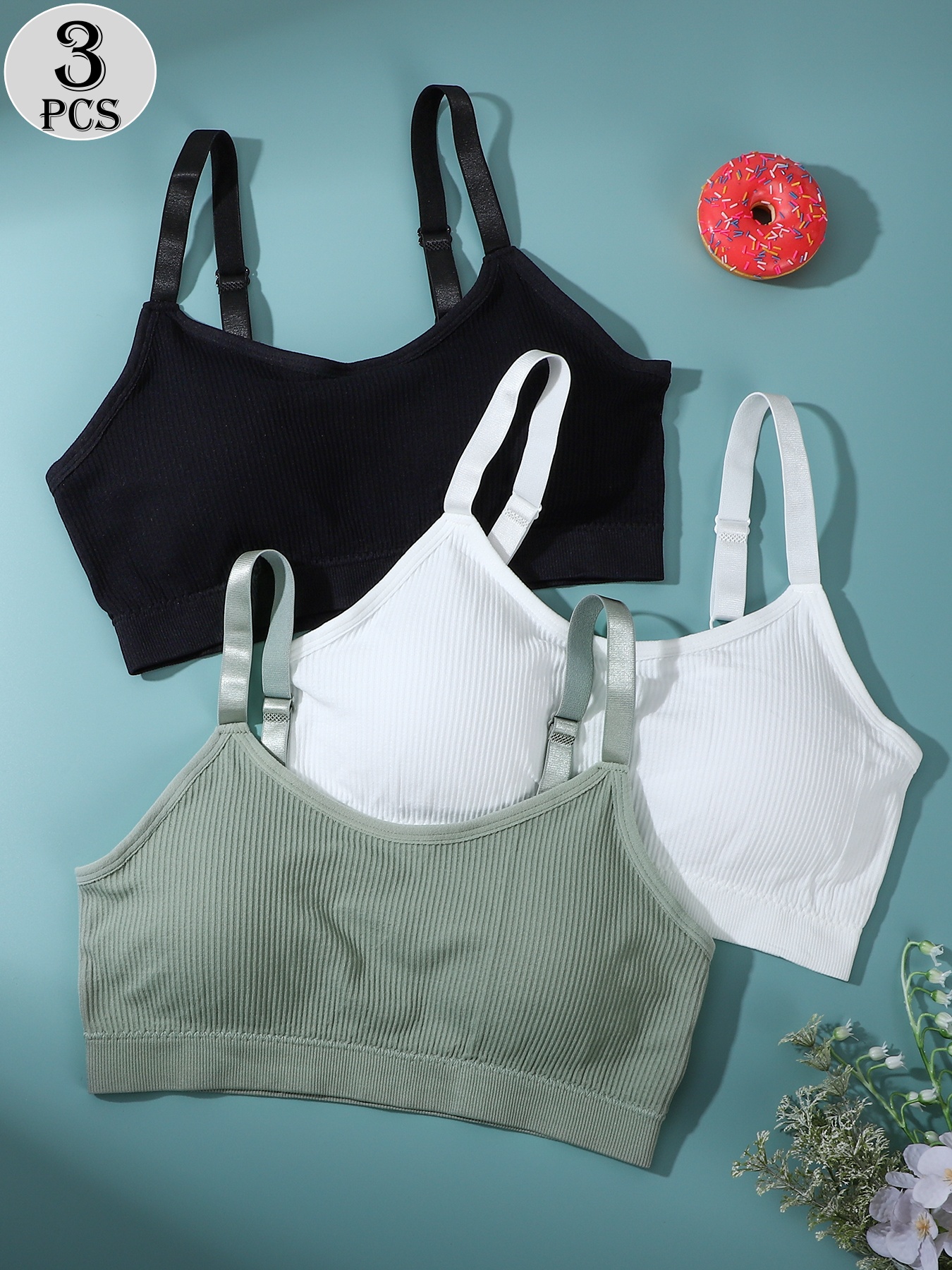 3-Pack - Women's Sports Bra -  - Multi Pack Underwear ulasan dan harga