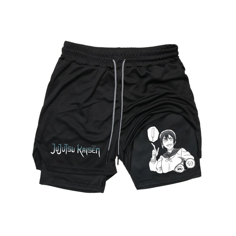 Rimel Print 2in1 Running Worko - Compression Shorts Athletes ulasan dan harga