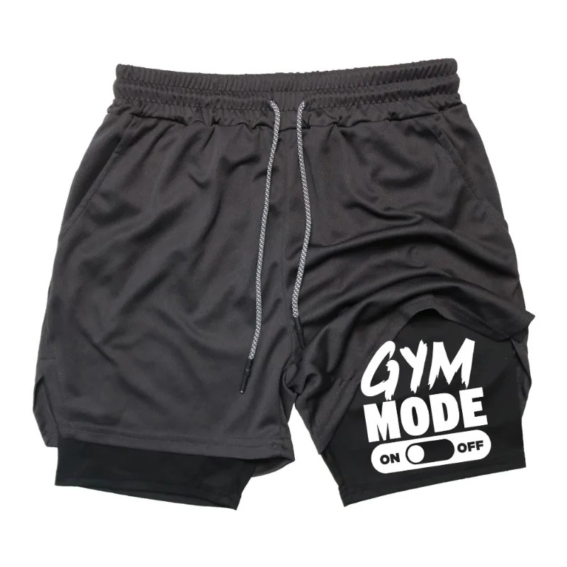 Men's 2-in-1 Fitness Short Ela - Compression Shorts Athletes ulasan dan harga