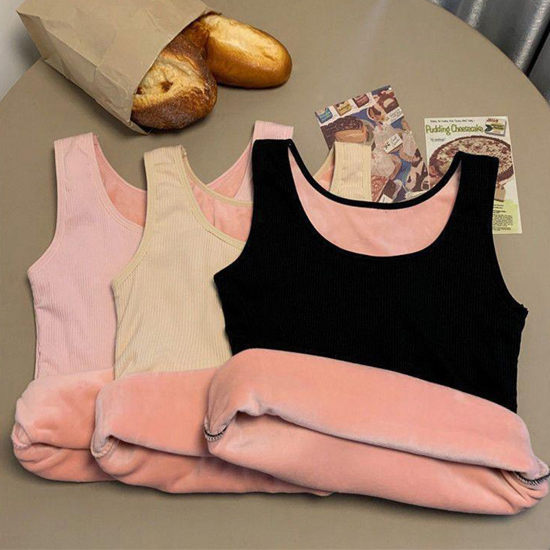 Thermal Vest Women Sexy Winter - Undershirt Crew Neck ulasan dan harga