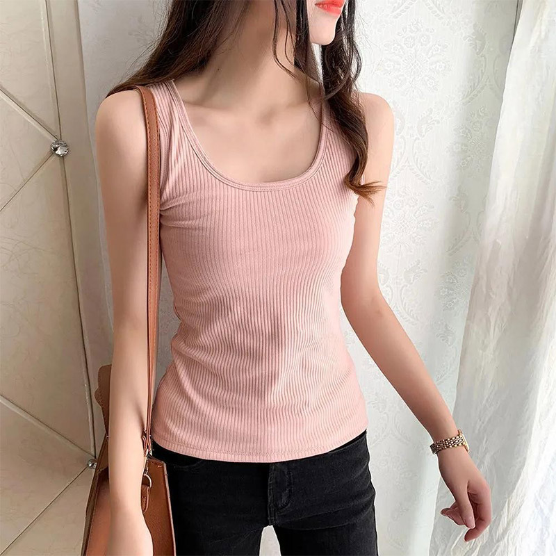 Thermal Vest Women Sexy Winter - Undershirt Crew Neck ulasan dan harga