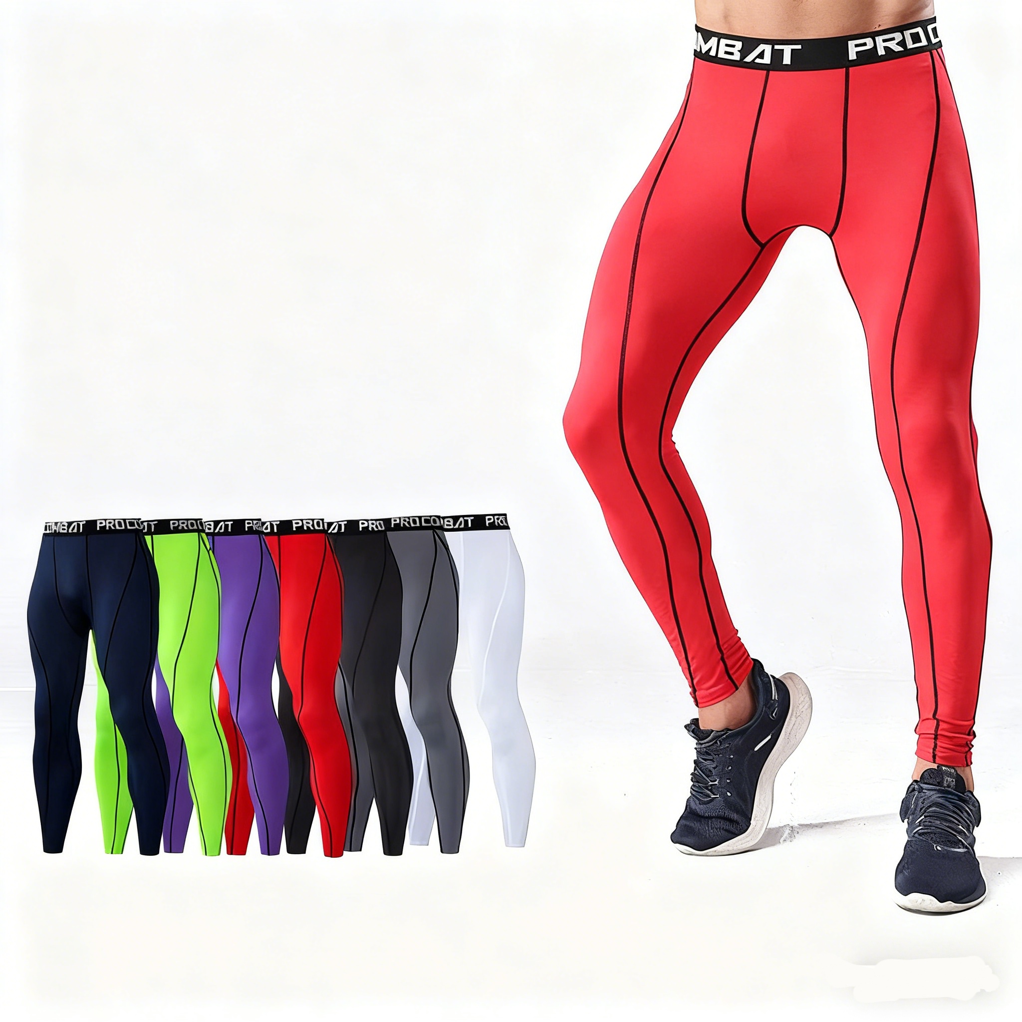 2026 Male Cool Dry Leggings Sp - Compression Shorts Athletes ulasan dan harga