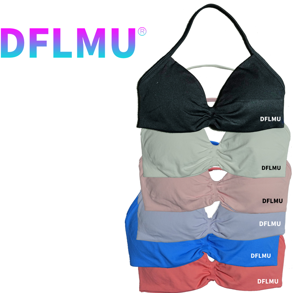 DFLMU Women Halter Sports Bra  - Suspender Tank Top ulasan dan harga