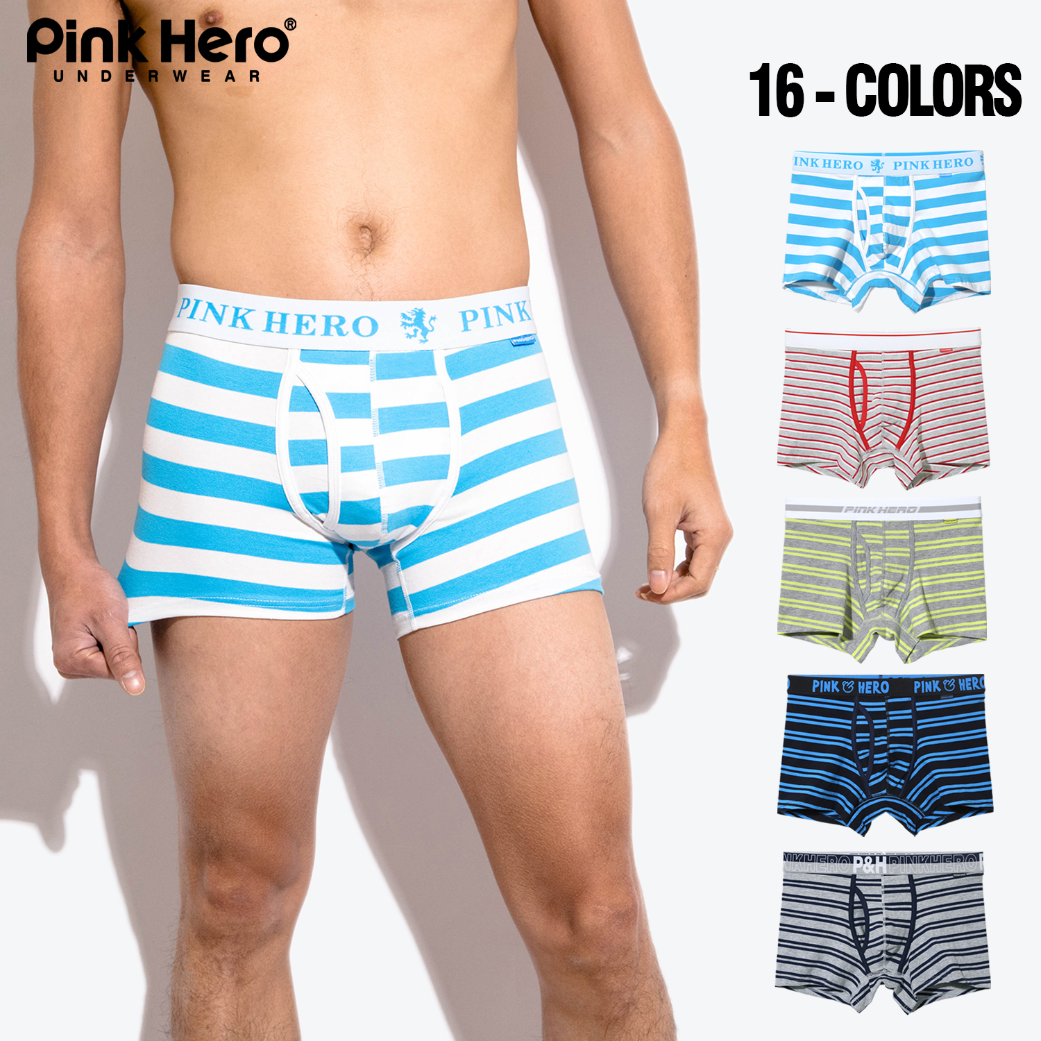PINKHERO Fashion Underwear Str - Boxer Brief Pack Cotton ulasan dan harga