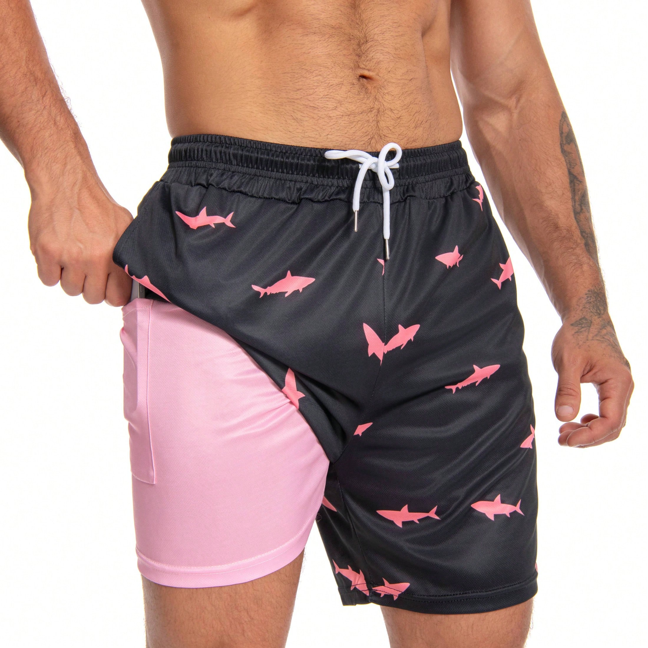 Mens Swim Trunks With Compress - Trunk Breathable Men ulasan dan harga