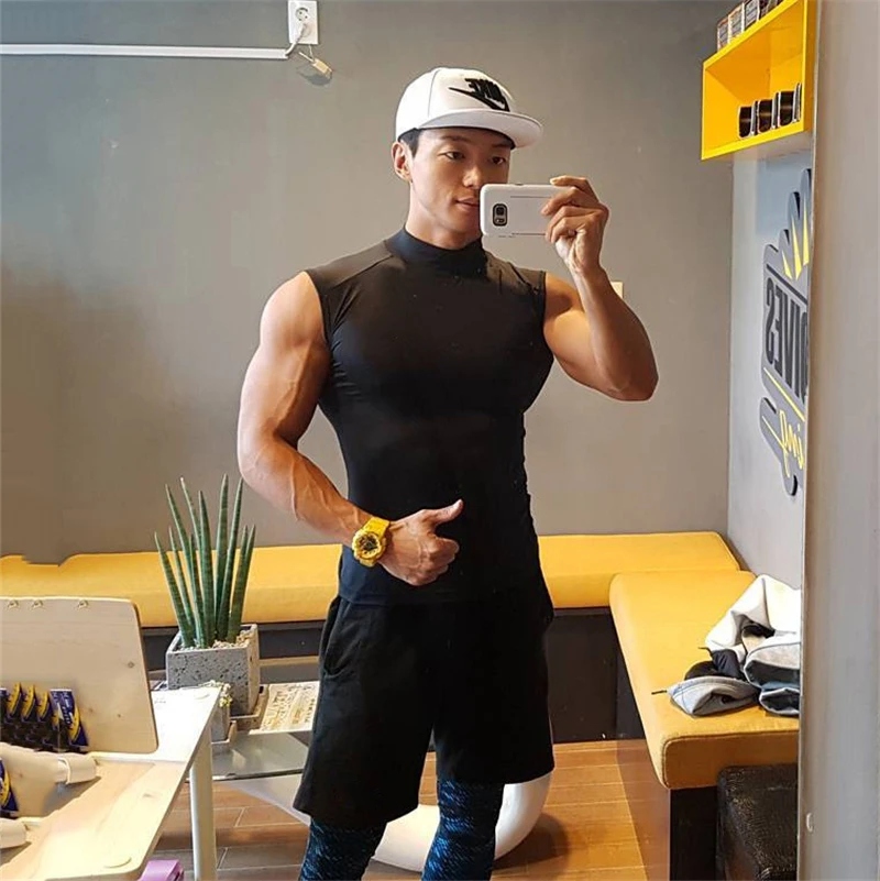 Compression Tight Clothing Gym - Sleeveless Undershirt ulasan dan harga