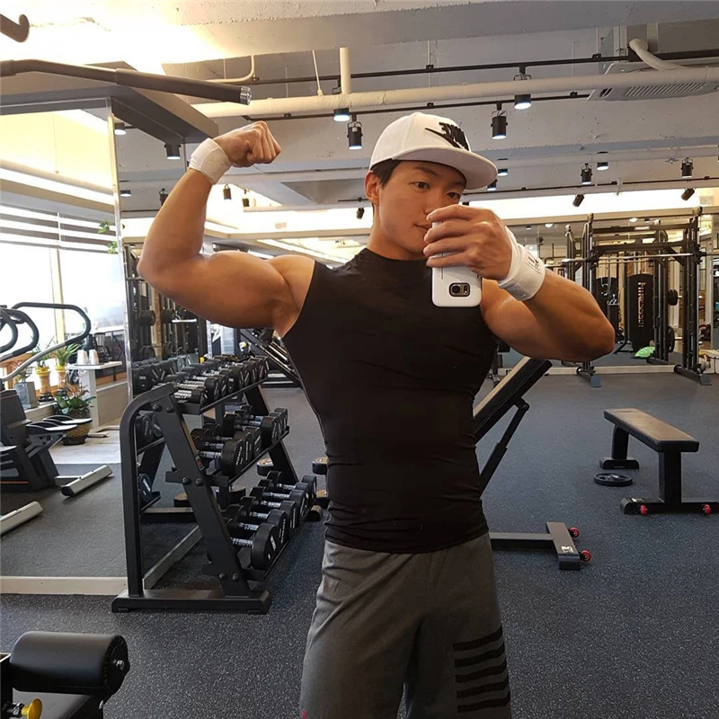 Compression Tight Clothing Gym - Sleeveless Undershirt ulasan dan harga