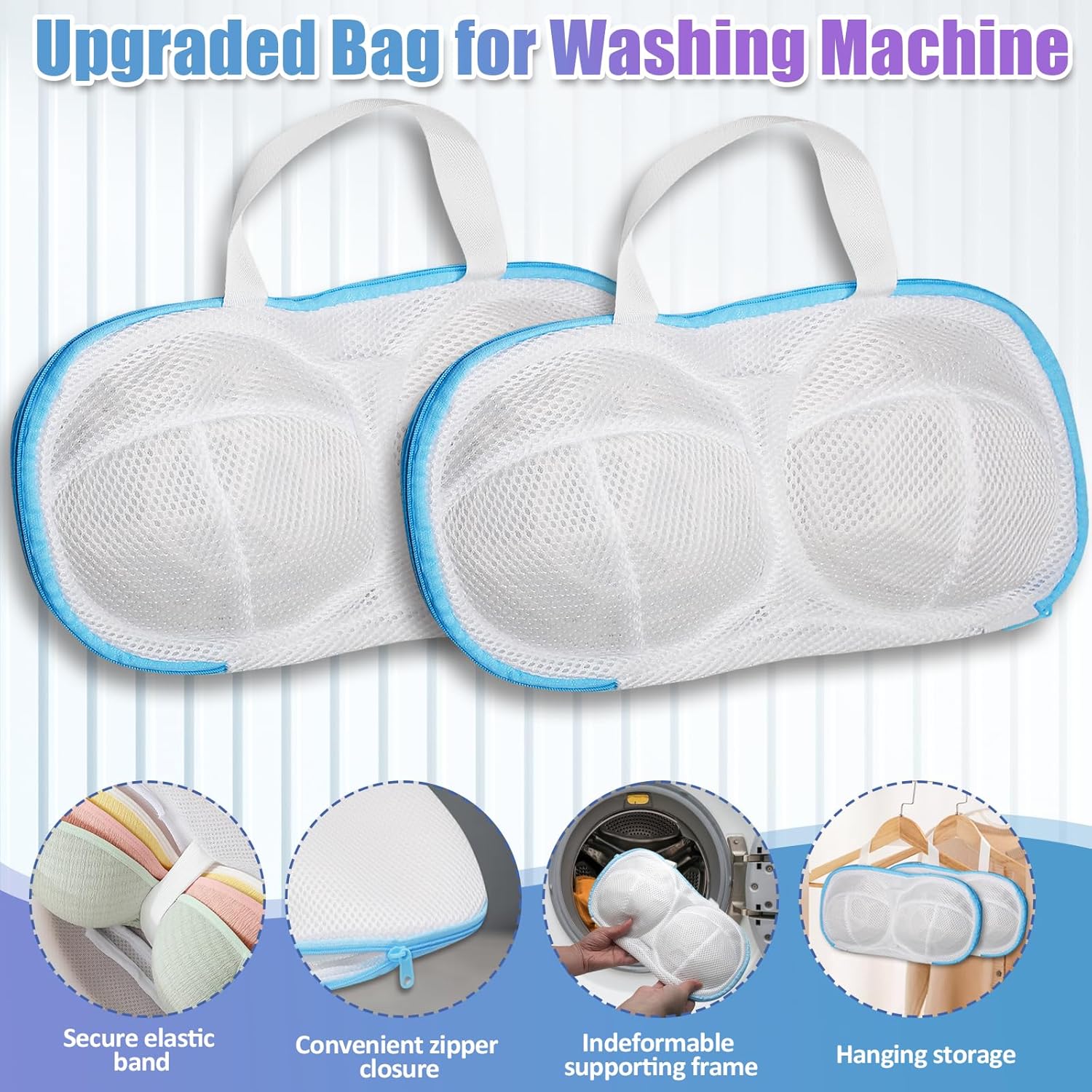 2-Pack Bra Wash Bags- Non-Defo - Multi Pack Underwear ulasan dan harga