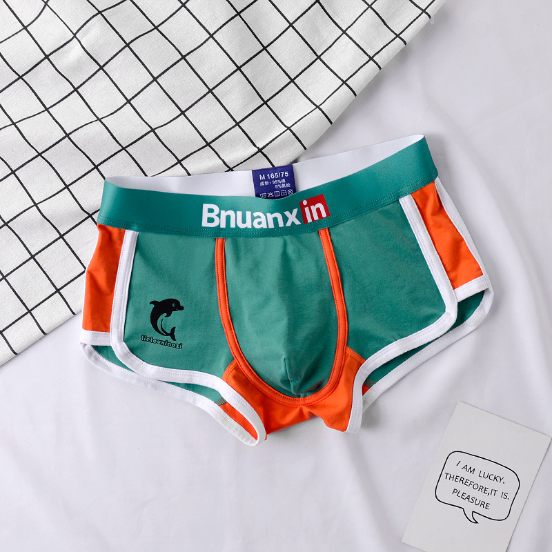 Man Underwear Fashion Youth Co - Boxer Brief Pack Cotton ulasan dan harga