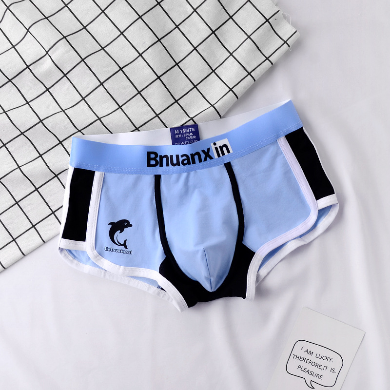 Man Underwear Fashion Youth Co - Boxer Brief Pack Cotton ulasan dan harga