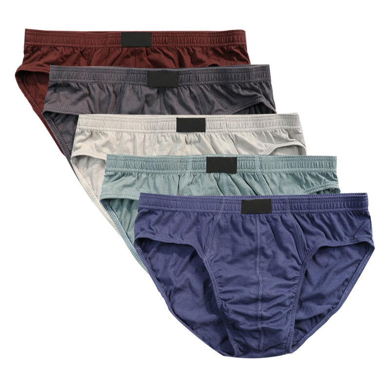 4 Pcs/Lot 100% Cotton Mens Bri - Multi Pack Underwear ulasan dan harga