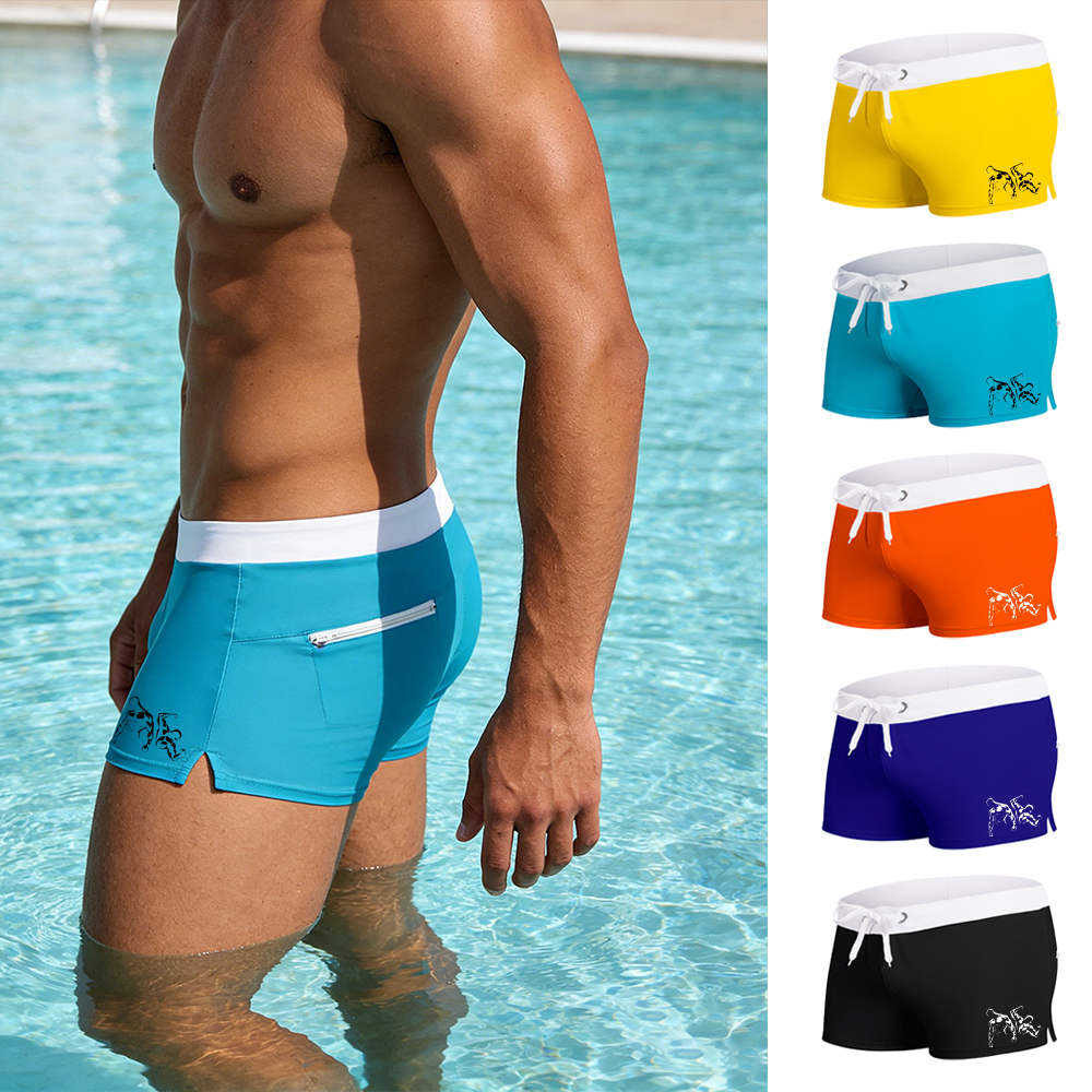 Men's Creative Printed Swim Tr - Trunk Breathable Men ulasan dan harga