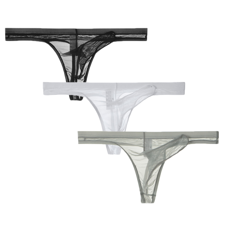 3Pcs/lot Men Underwear T-Back  - Multi Pack Underwear ulasan dan harga