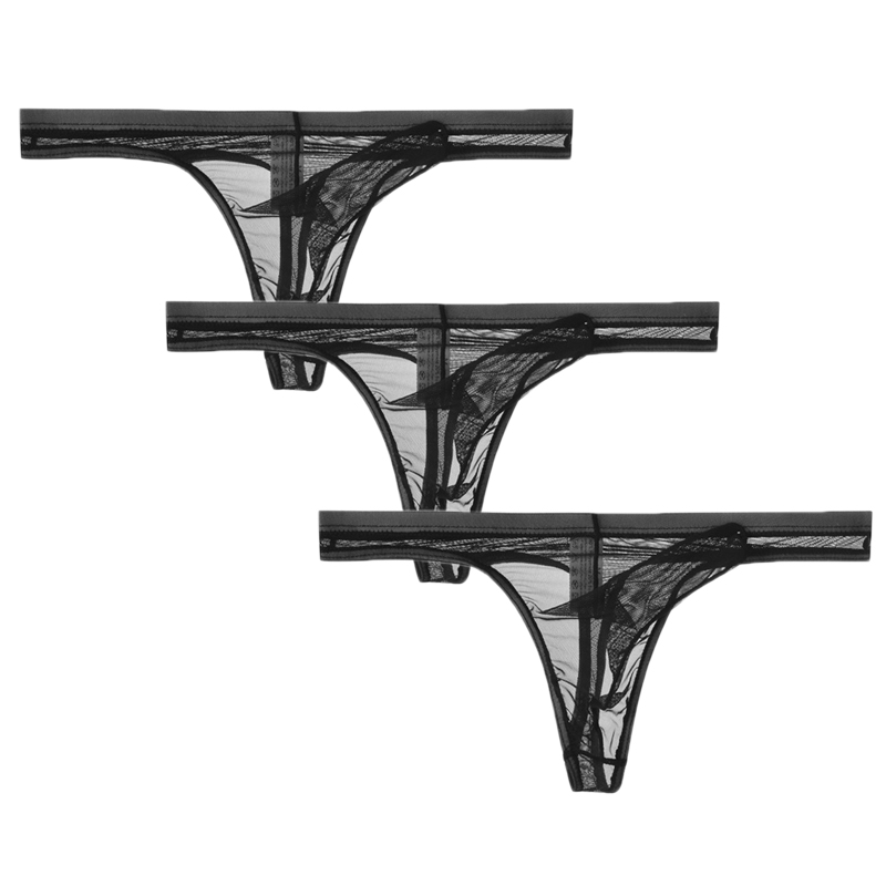 3Pcs/lot Men Underwear T-Back  - Multi Pack Underwear ulasan dan harga