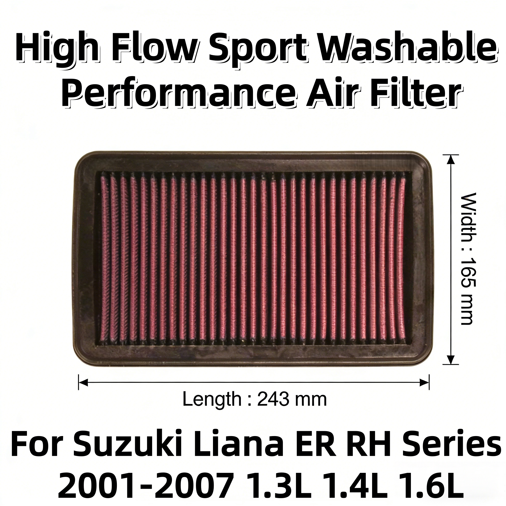 For Suzuki Liana ER RH Series  - Performance Boxer Sport ulasan dan harga