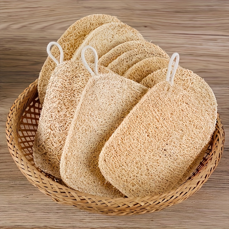 6pcs Natural Loofah Exfoliatin - Bamboo Fiber Trunk ulasan dan harga