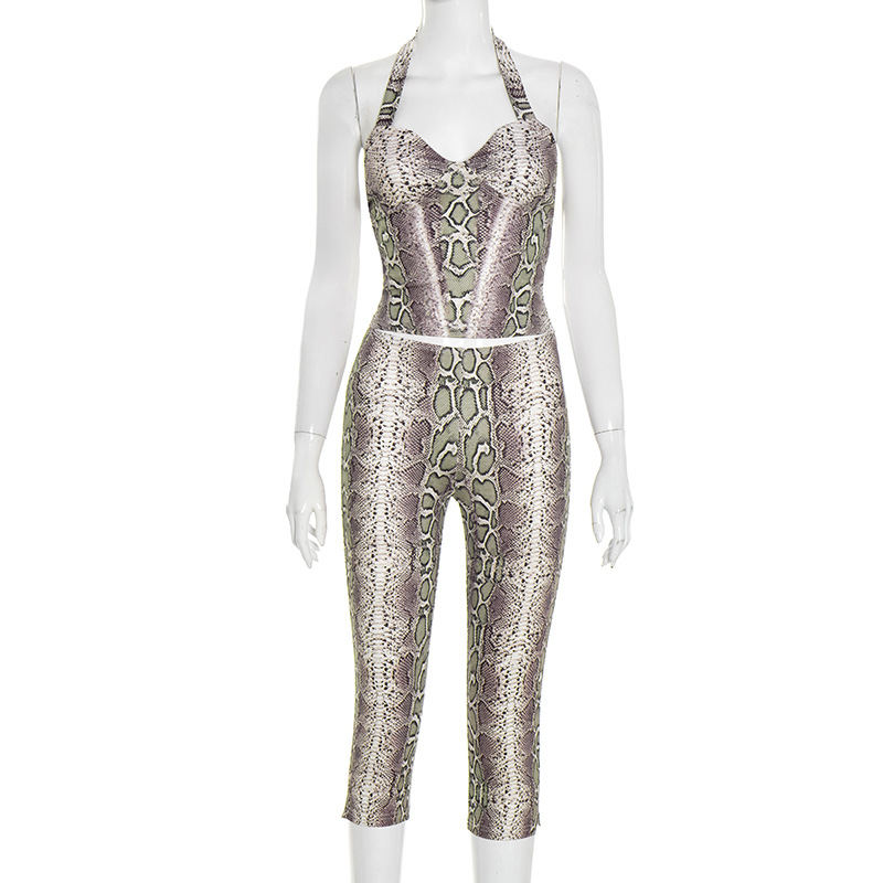 Serpentine Print Women Sexy 2  - Suspender Tank Top ulasan dan harga