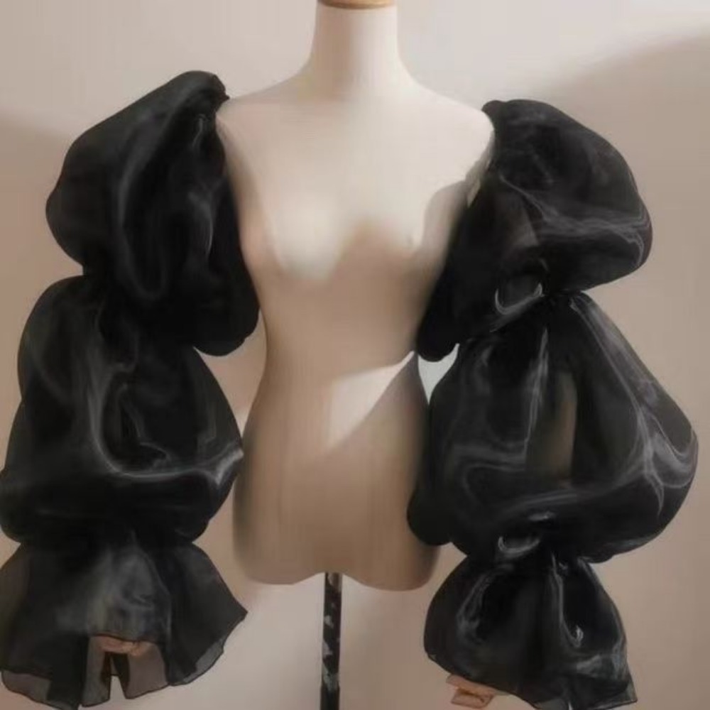 Elegant Puffy Wedding Arm Slee - Thermal Long John ulasan dan harga