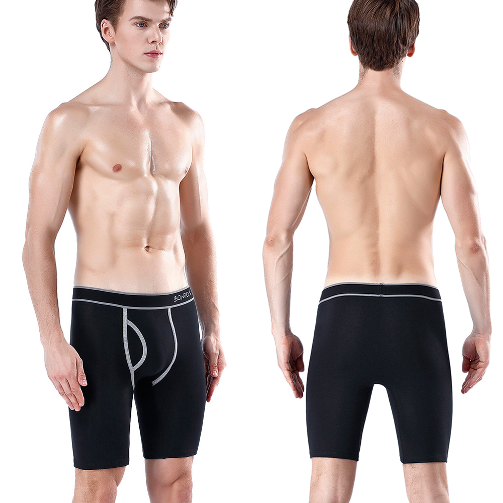 Front Opening Long Men's Panti - Boxer Brief Pack Cotton ulasan dan harga