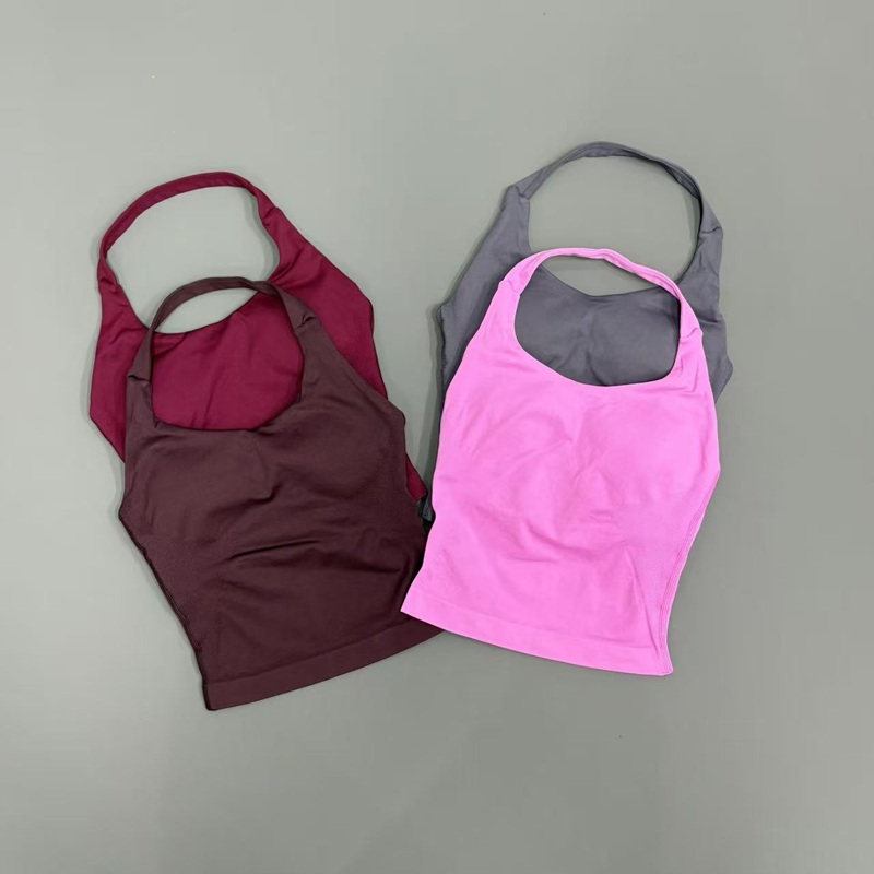 Yoga Tank Top Women Seamless O - Suspender Tank Top ulasan dan harga