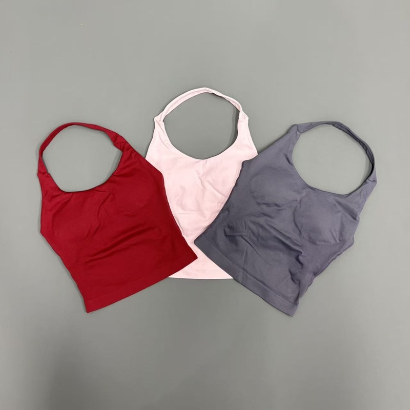 Yoga Tank Top Women Seamless O - Suspender Tank Top ulasan dan harga