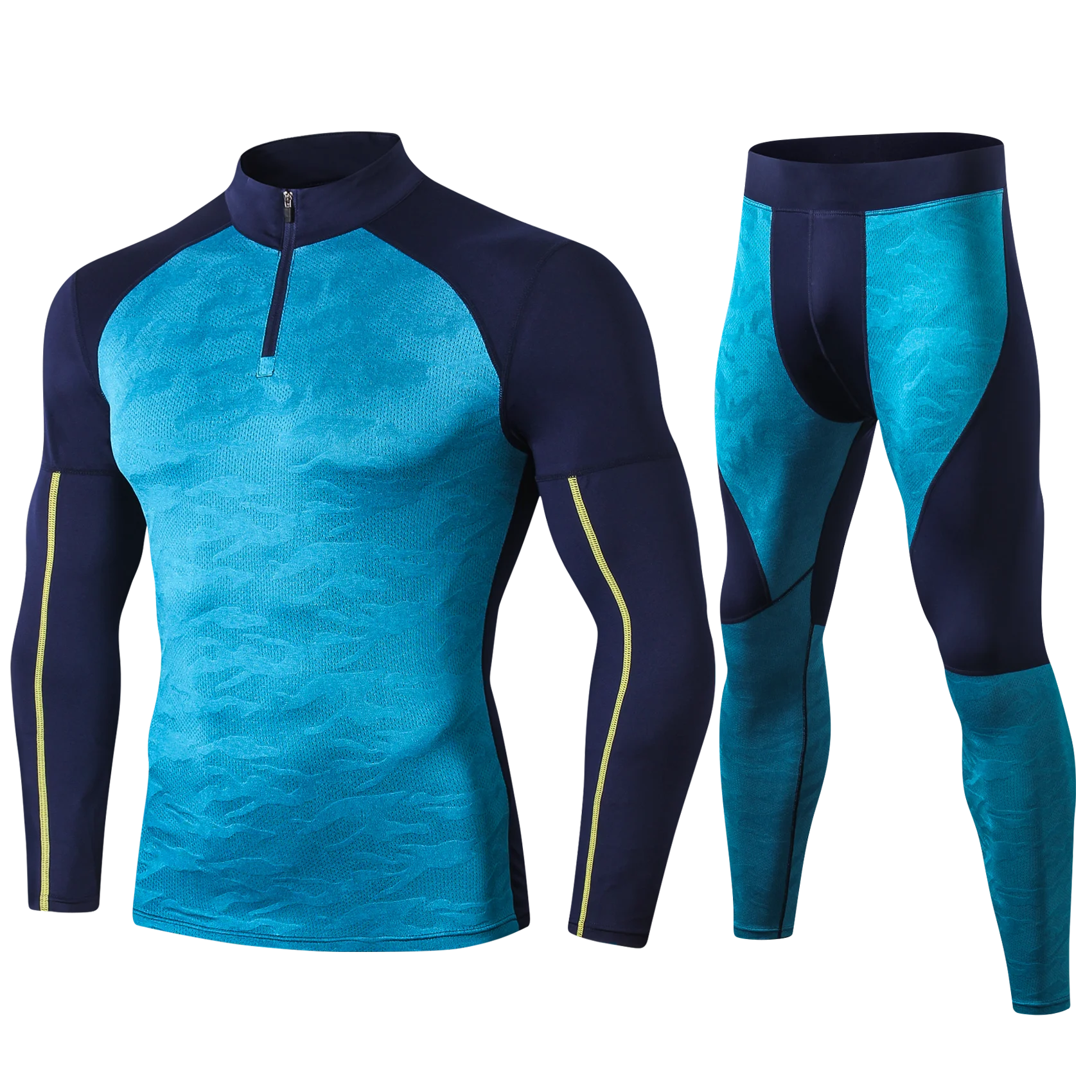 Mens Running Set Compression T - T Shirt Tight Fit ulasan dan harga