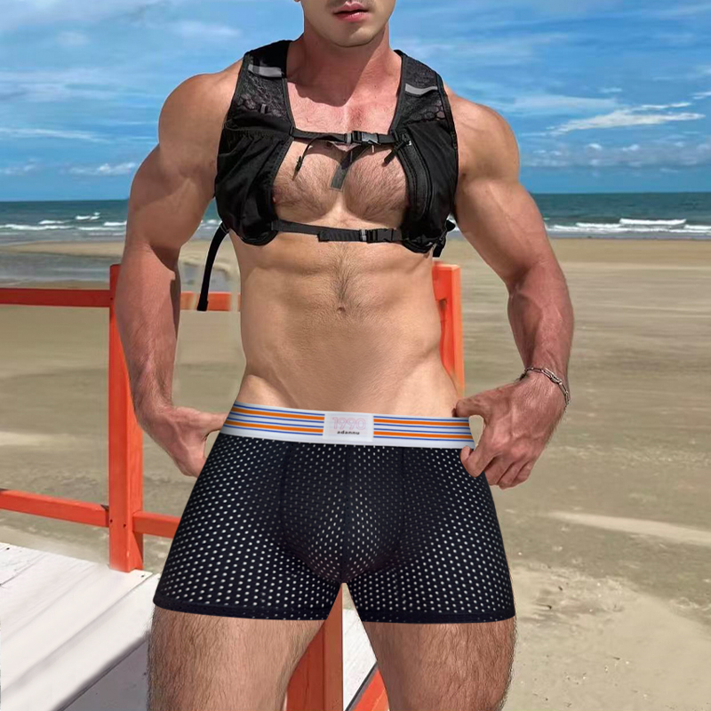 Fashionable Freely Detachable  - Mesh Sport Boxer ulasan dan harga