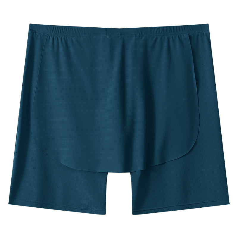 Men Underwear Cueca Solid Ice  - Long Leg Trunk Men ulasan dan harga