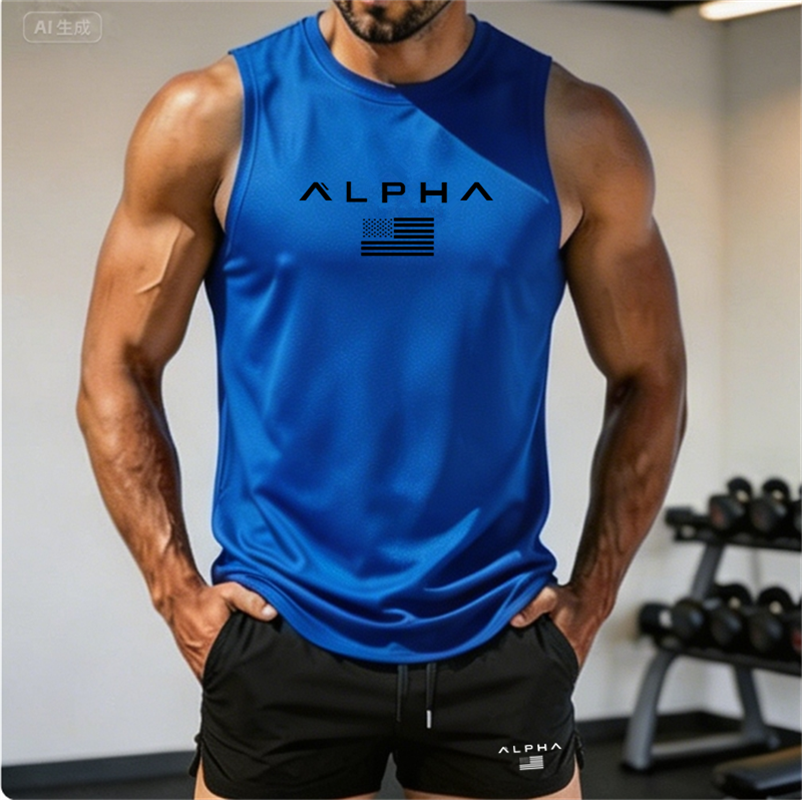 2026 Alpha Men's Printed Round - Undershirt Crew Neck ulasan dan harga