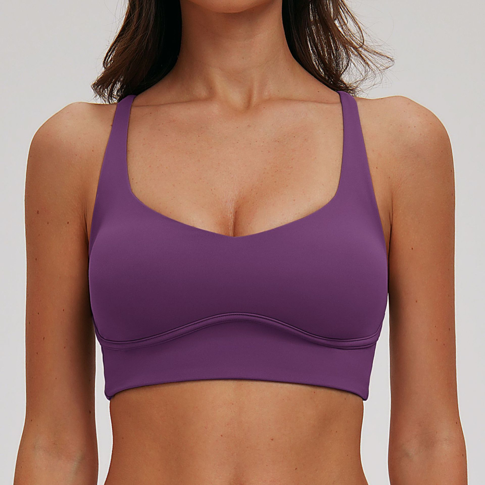 Sexy V-neck Sports Bra Yoga Un - Quick Dry Underwear ulasan dan harga