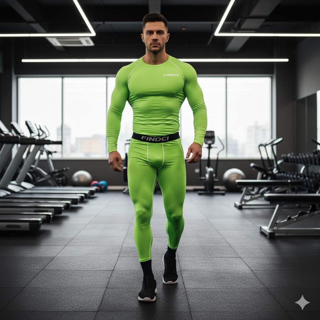 FINDCI Men's Sports Running Se - Compression Long Pant ulasan dan harga