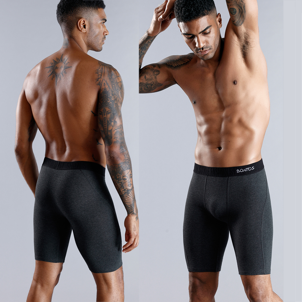 BONITOS Long Boxer Shorts Pant - Boxer Brief Pack Cotton ulasan dan harga