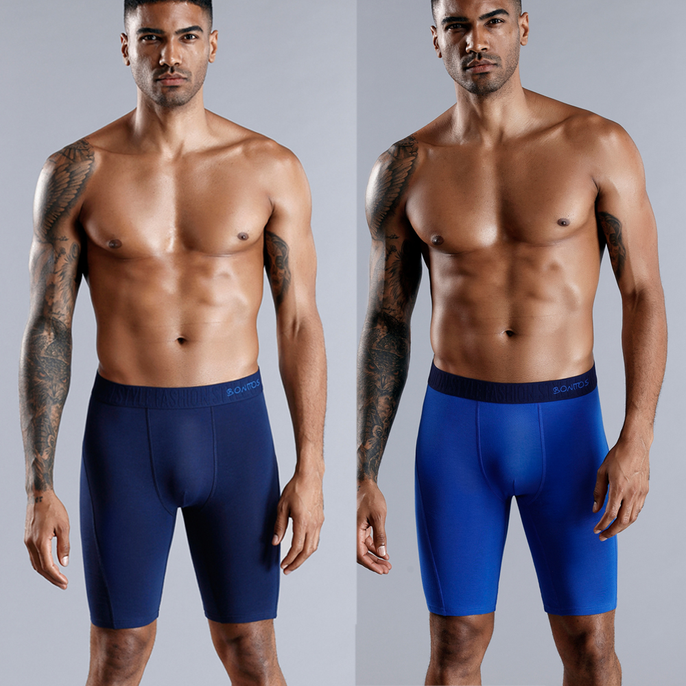 BONITOS Long Boxer Shorts Pant - Boxer Brief Pack Cotton ulasan dan harga