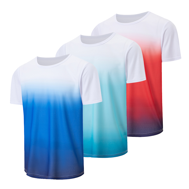 1/3 piece men's summer gradien - Undershirt Crew Neck ulasan dan harga