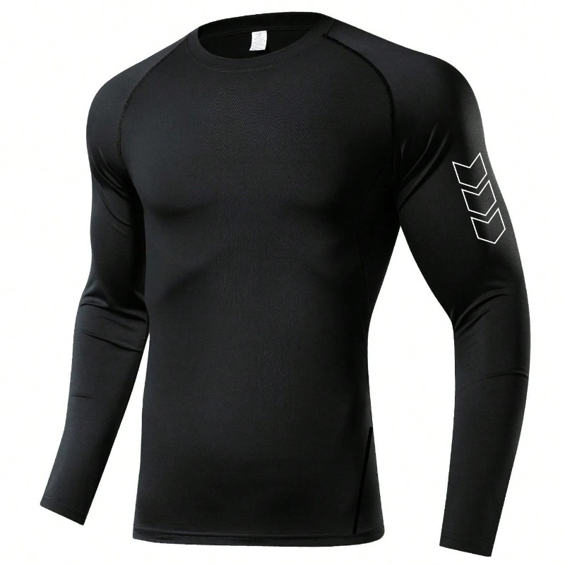 Men Compression Long Sleeve Sh - Base Layer Top ulasan dan harga